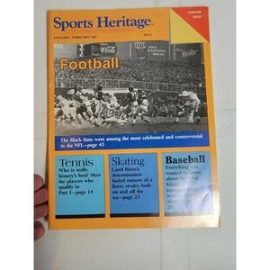 Vintage 1980s Sport Heritage Charter Issue 1987 Baseball Tennis Skating Football